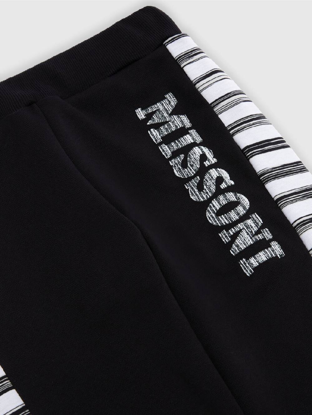 Missoni Joggers in cotone con inserti fiammati Soddisfazione Garantita