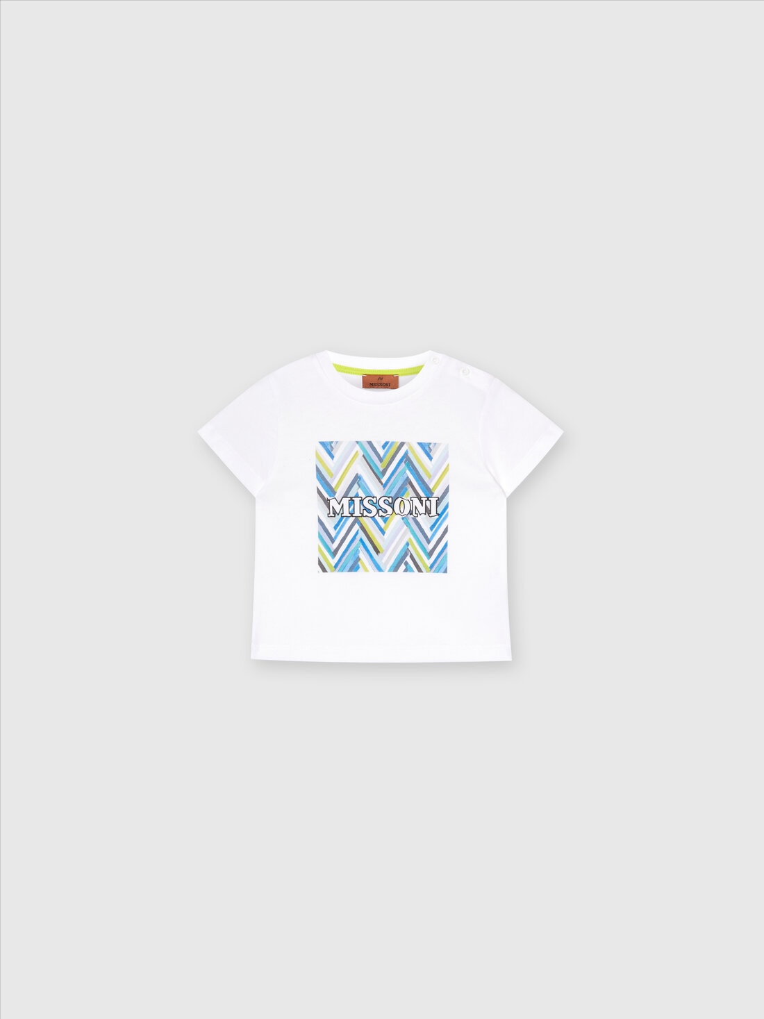 Missoni T-shirt in jersey di cotone con logo Qualità Garantita