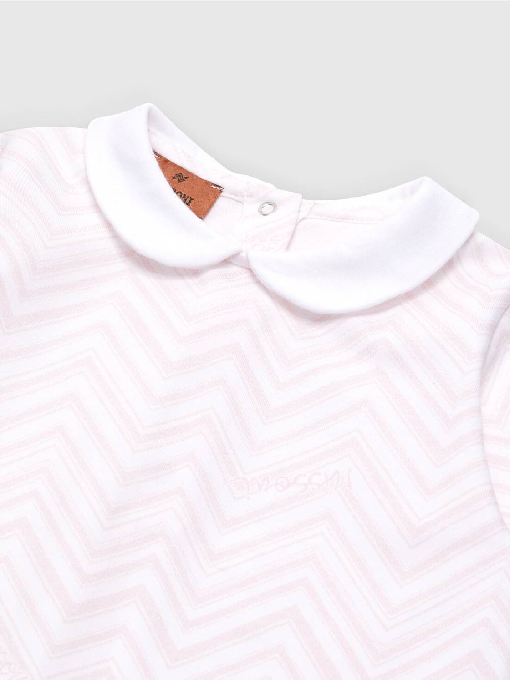Missoni Set due pezzi con tutina e zuccotto in cotone zig zag Negozi Online