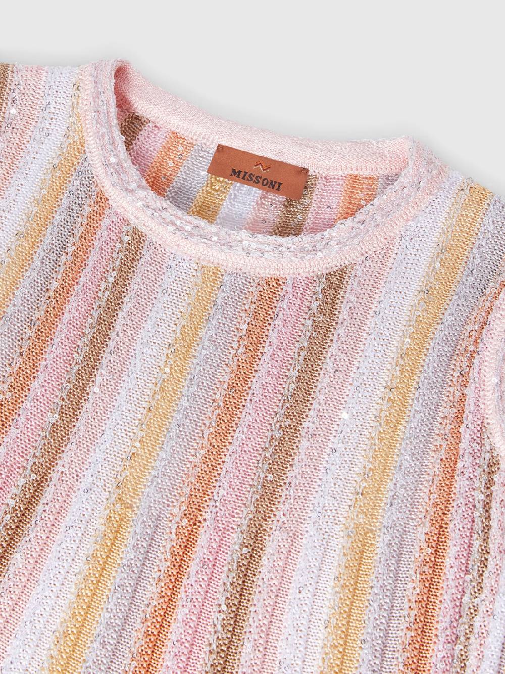 Missoni Top senza maniche in maglia di viscosa plissée con paillettes Acquista Ora