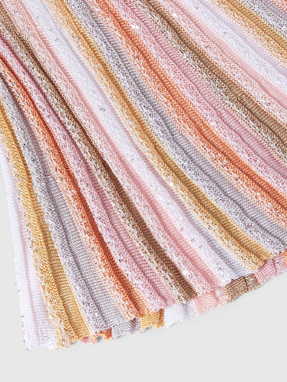 Missoni Top senza maniche in maglia di viscosa plissée con paillettes Acquista Ora