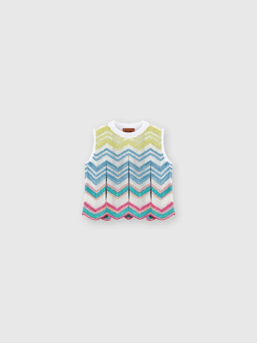 Missoni Top senza maniche in maglia di misto viscosa lamé Consegna Veloce