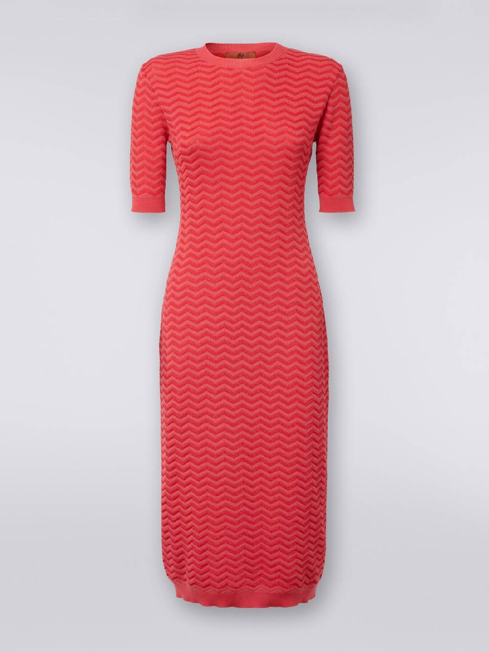 Missoni Abito longuette girocollo in maglia chevron Affare Del Giorno
