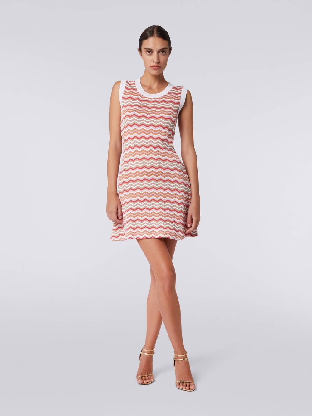 Missoni Abito senza maniche in maglia zig zag Offerta