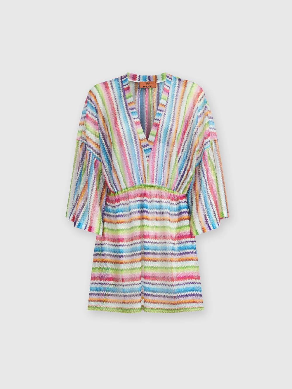 Missoni Caftano copricostume corto stampa zig zag Saldi
