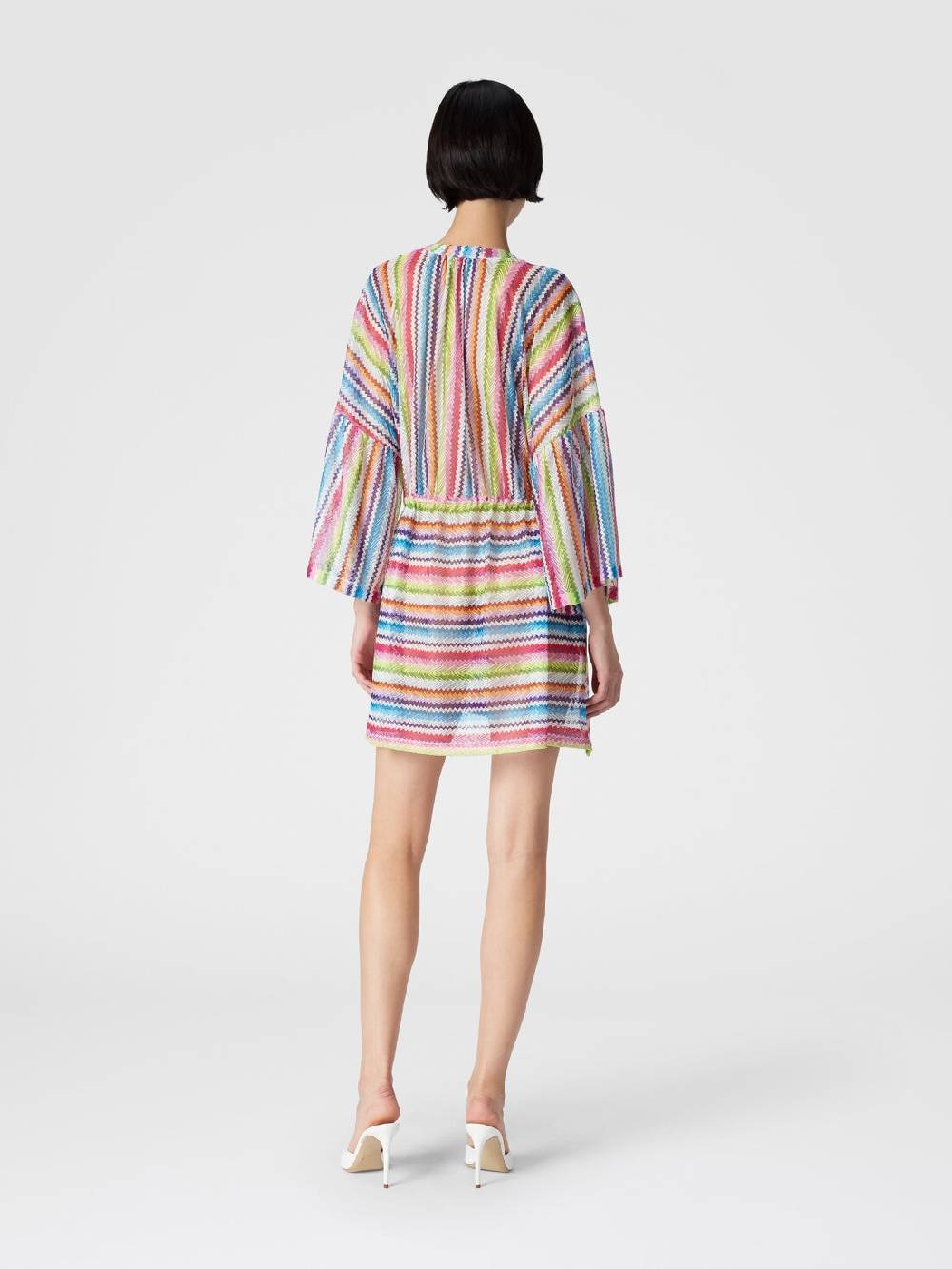 Missoni Caftano copricostume corto stampa zig zag Saldi