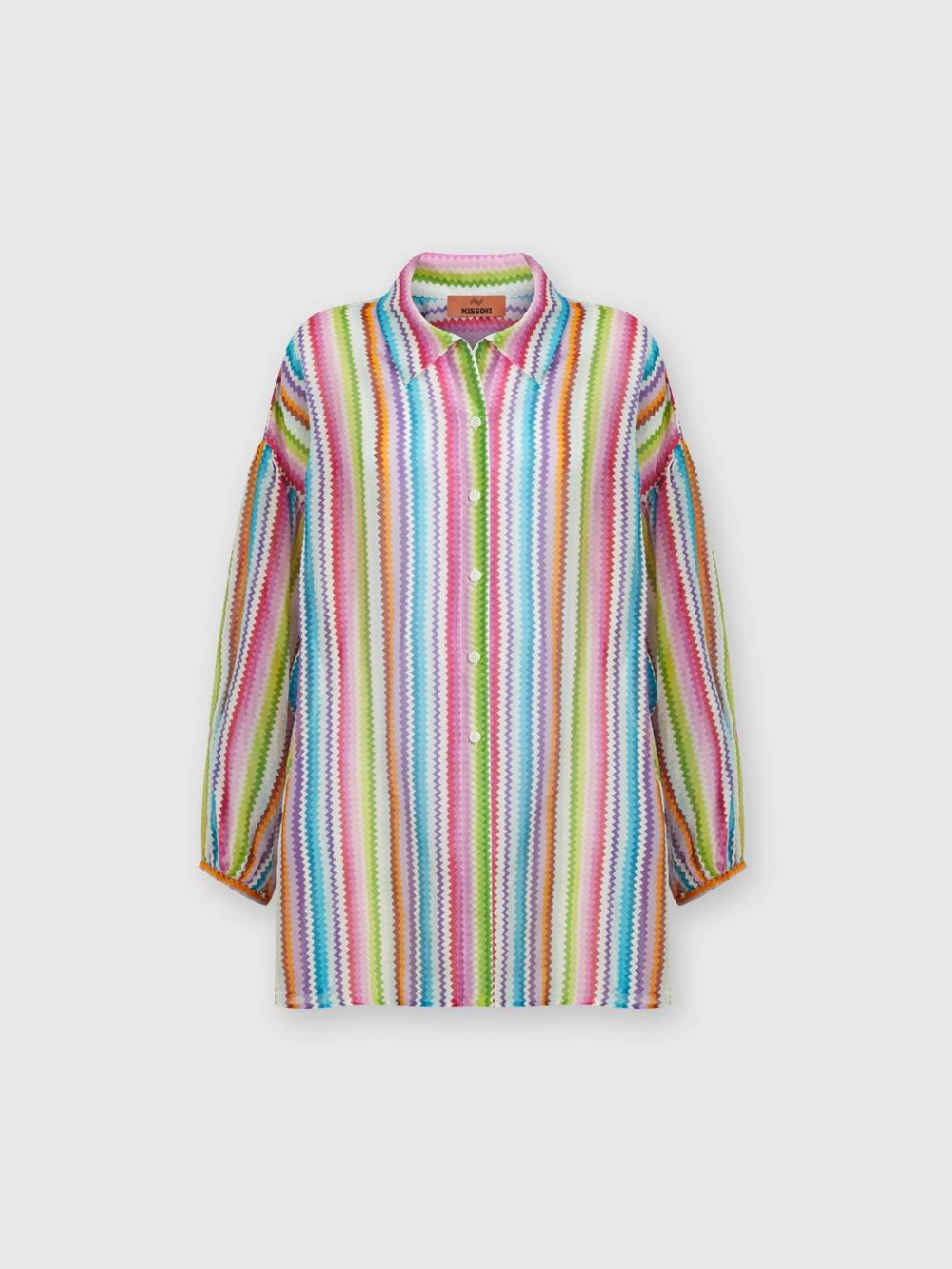 Missoni Camicia oversize in seta e cotone stampata Offerte