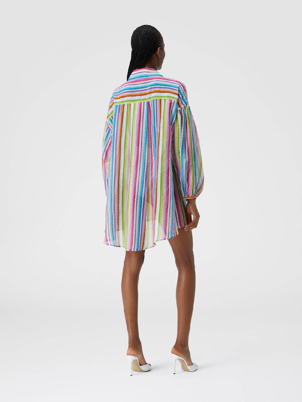 Missoni Camicia oversize in seta e cotone stampata Offerte