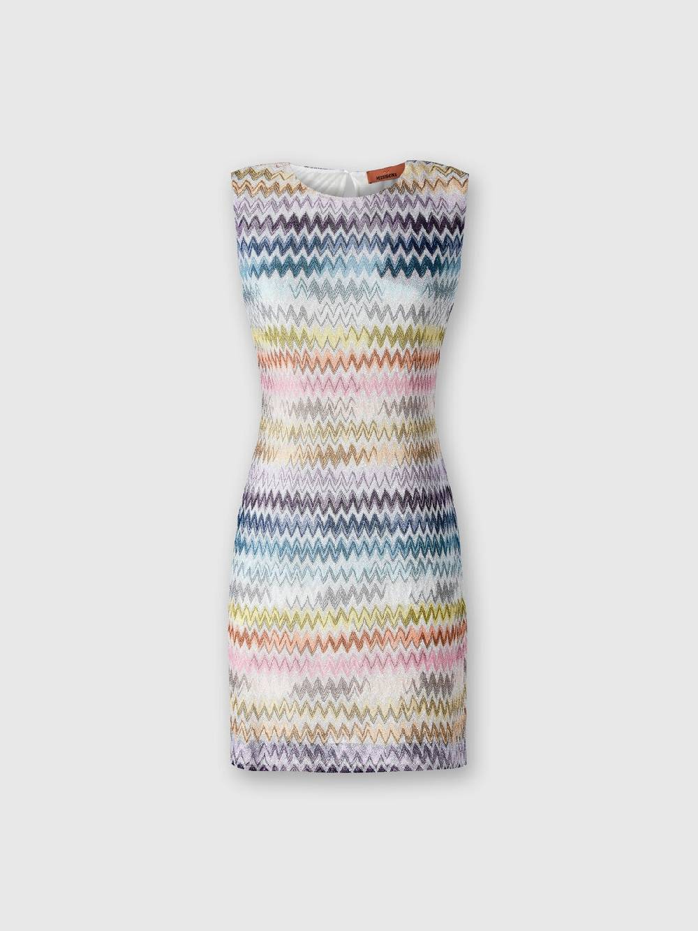 Missoni Mini-abito senza maniche in viscosa zig zag lamé Hotsell