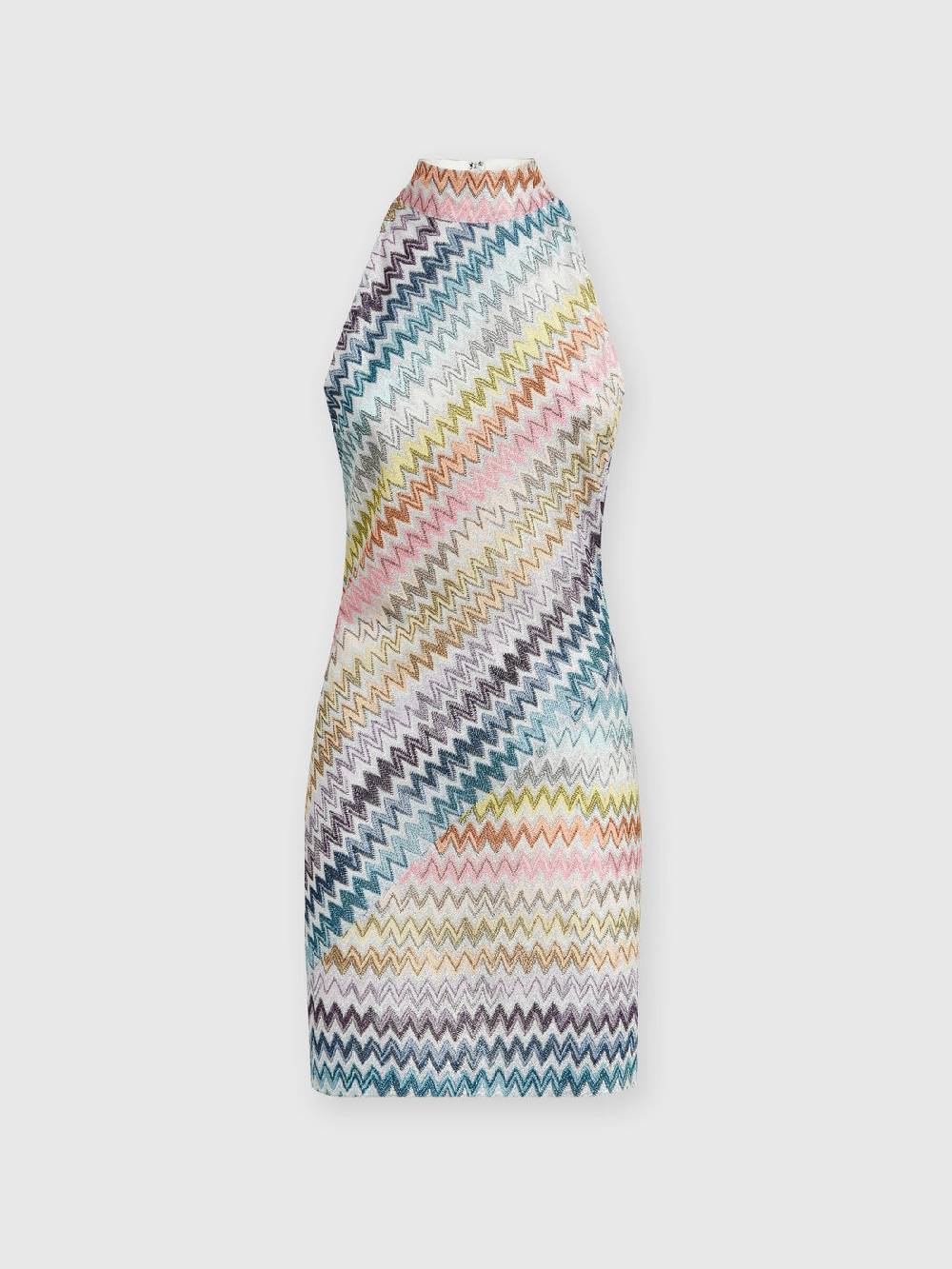 Missoni Mini-abito senza maniche in viscosa zig zag lamé Vendita Calda