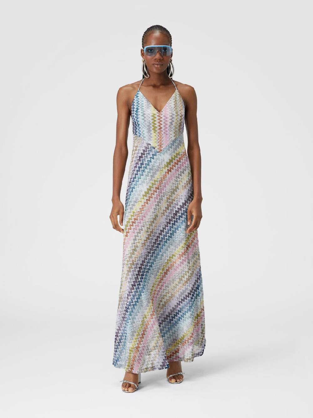 Missoni Slip dress con laccetto sul collo e applicazioni in perle Vendita Economica