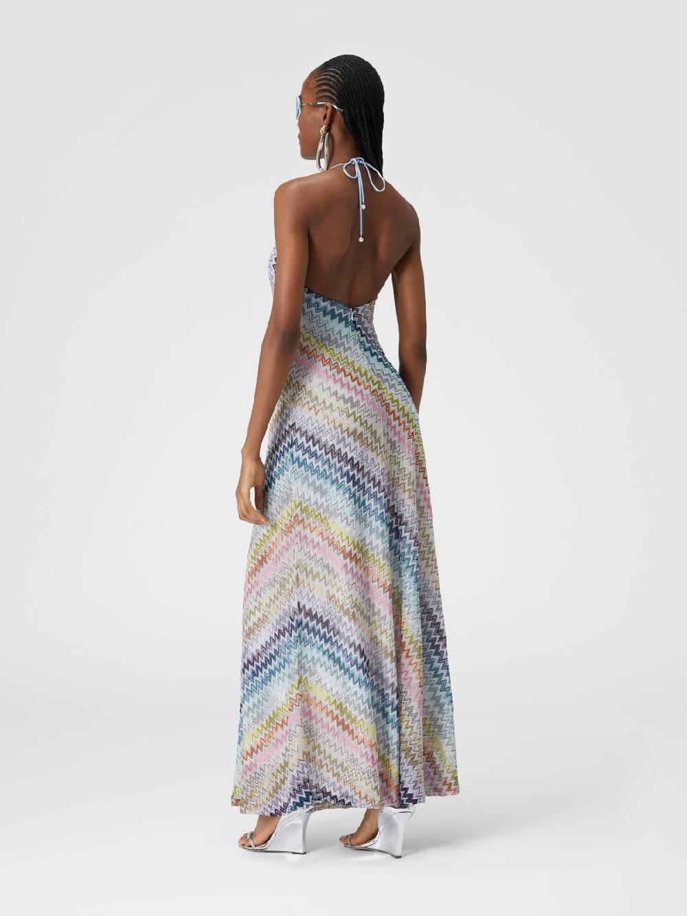 Missoni Slip dress con laccetto sul collo e applicazioni in perle Vendita Economica