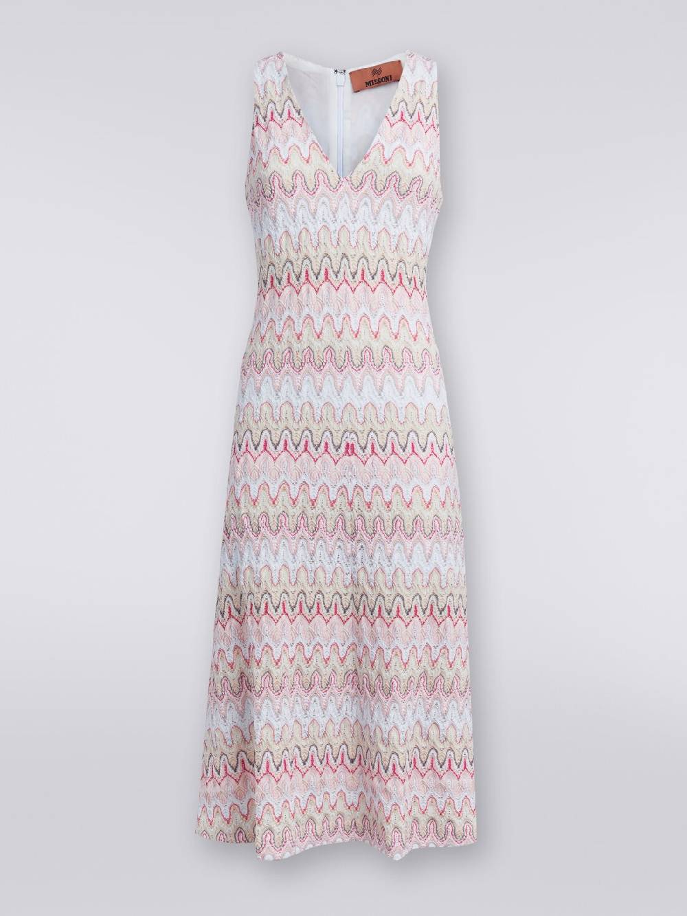 Missoni Abito con scollatura a V in misto viscosa motivo a onde Negozio