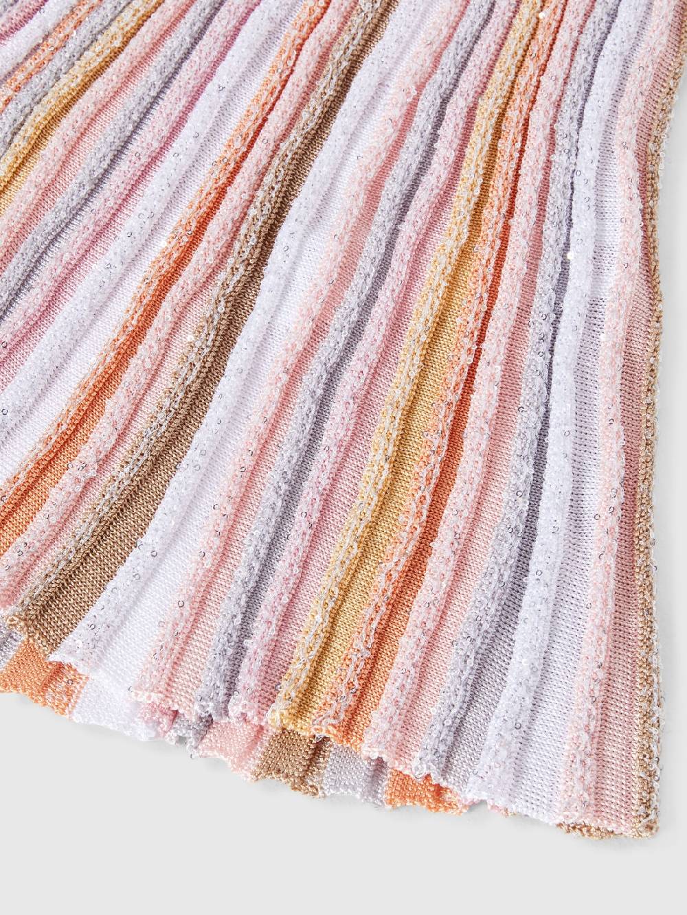 Missoni Abito a maniche corte in maglia di viscosa plissée Promozione