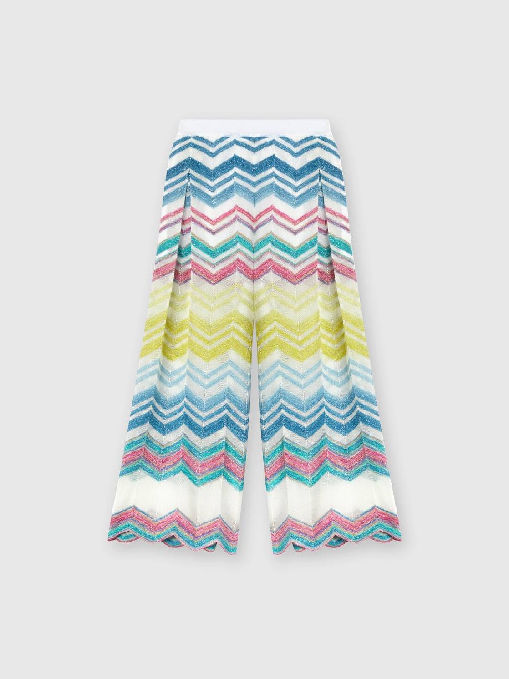 Missoni Pantaloni in misto viscosa zig zag con lurex Qualità Garantita
