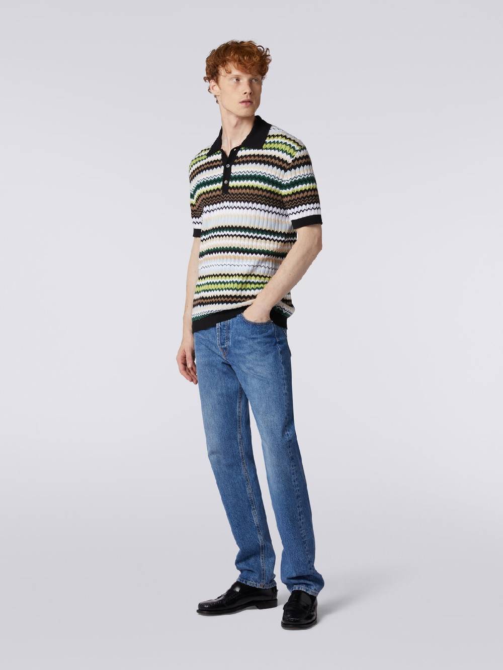 Missoni Cinque tasche in denim con inserto zig zag Affare Del Giorno