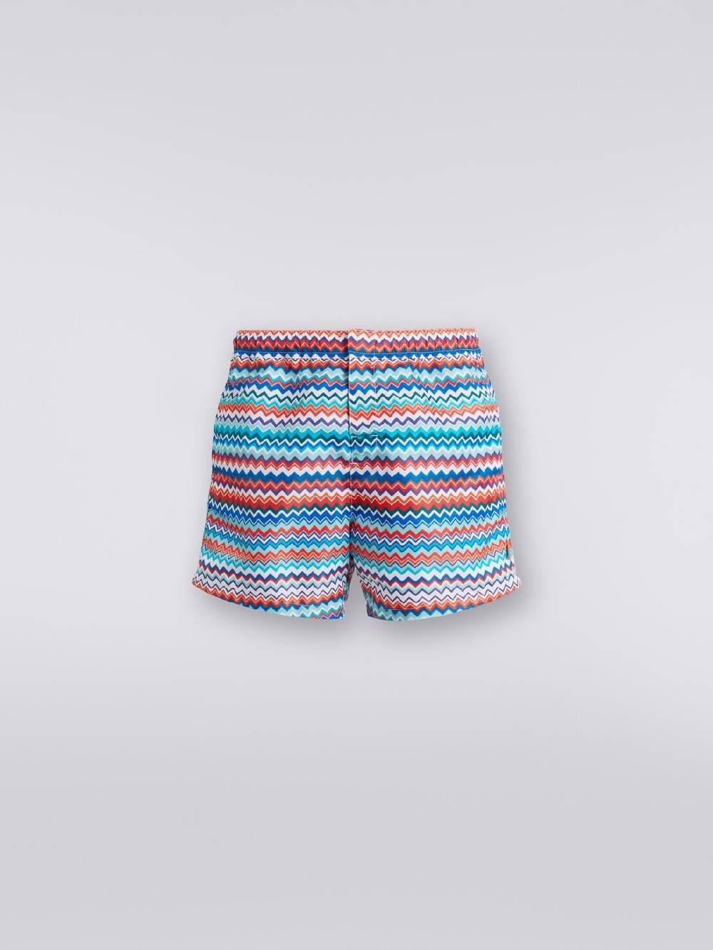 Missoni Boxer mare in nylon stampa zig zag Sottocosto