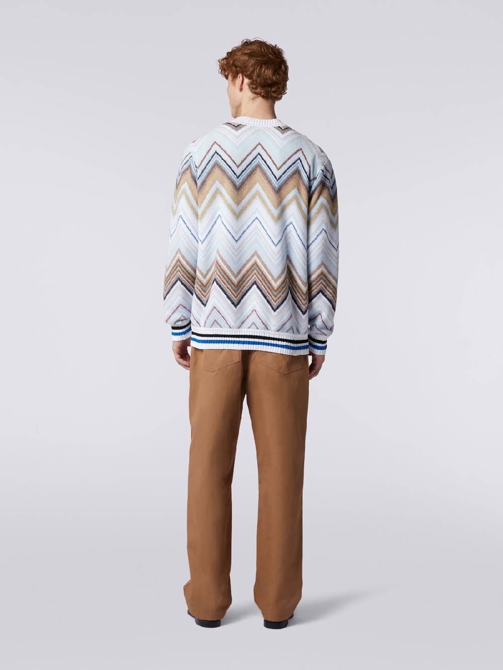 Missoni Cardigan in misto cotone chevron Presa