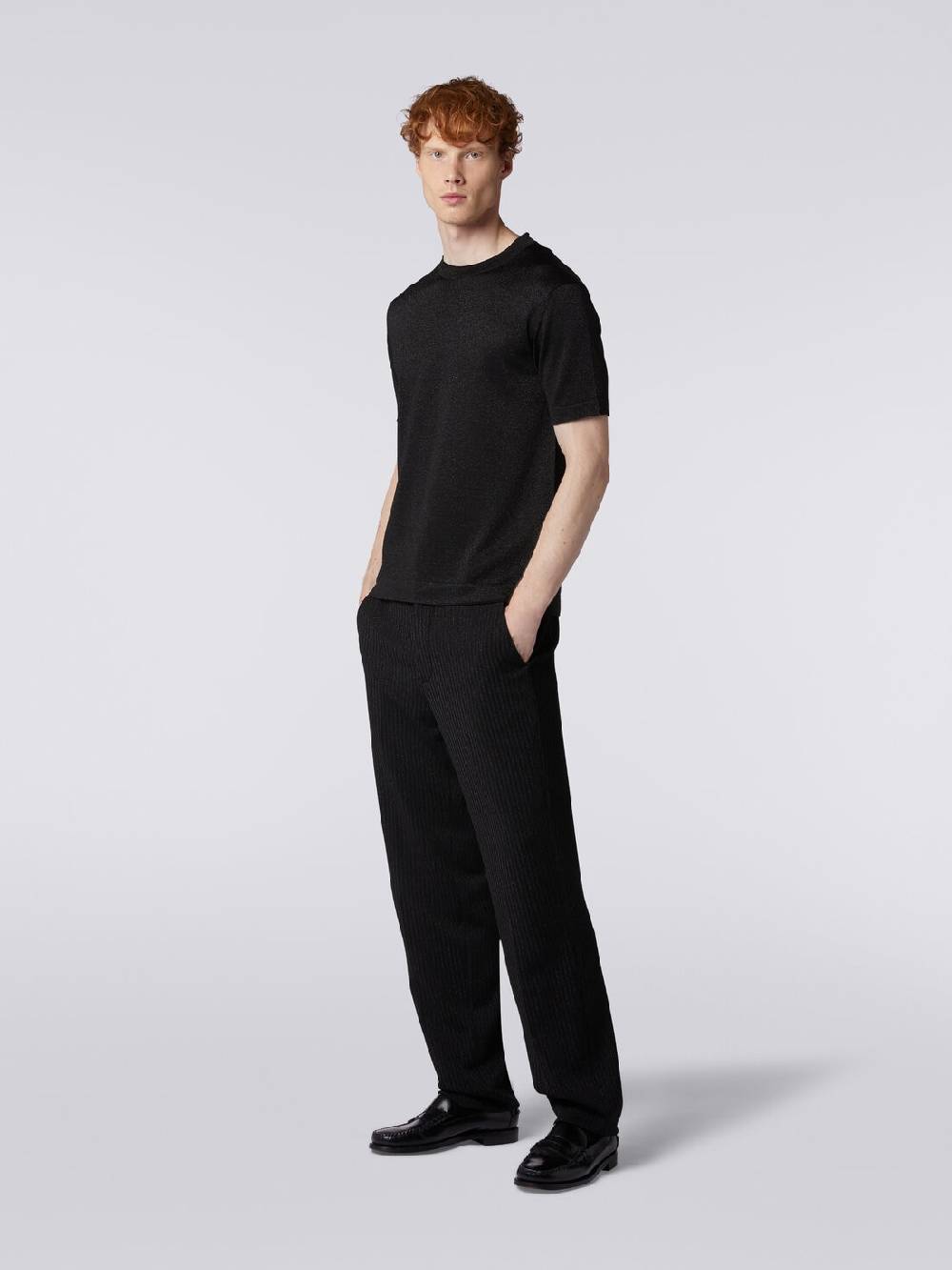 Missoni Pantaloni chino in viscosa con lurex Economico