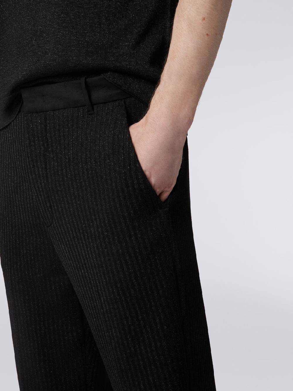 Missoni Pantaloni chino in viscosa con lurex Economico