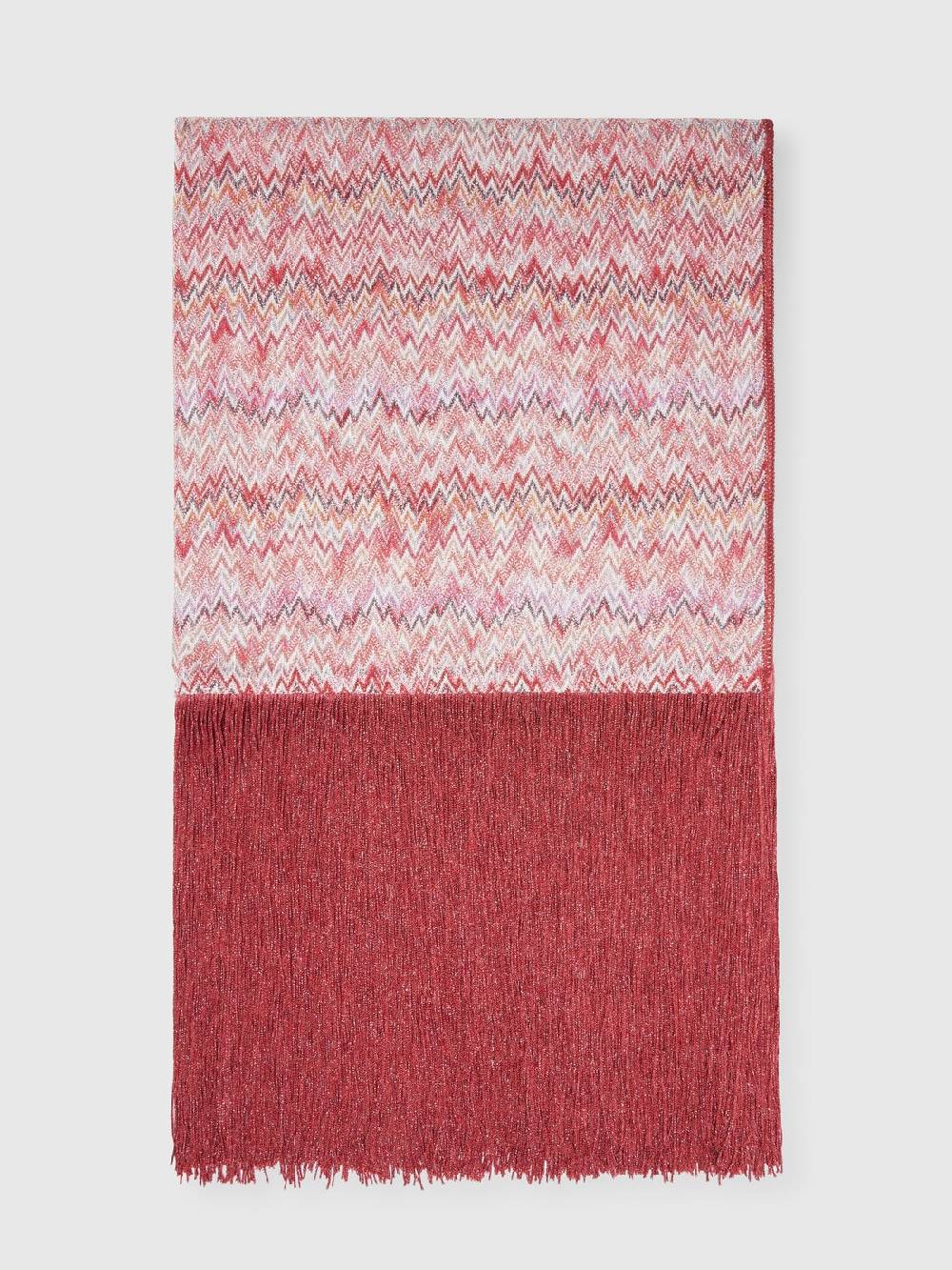 Missoni Stola in viscosa lamé chevron con frange Hotsell