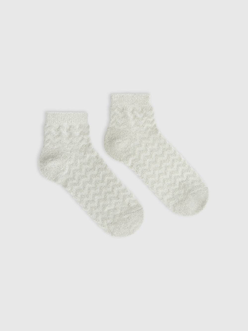 Missoni Calze in cotone e nylon zig zag Vendita Calda