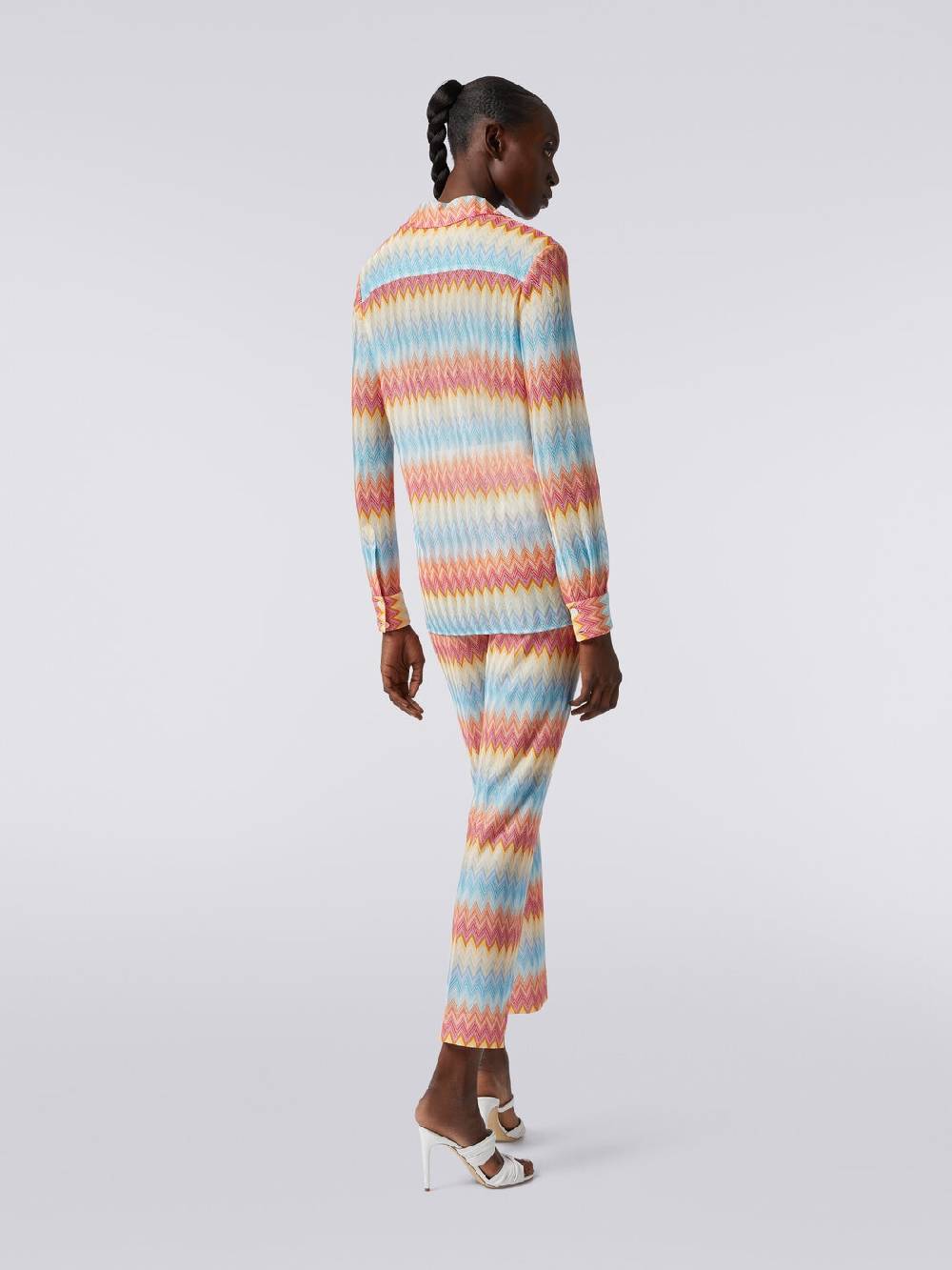 Missoni Camicia in maglia di viscosa chevron Italy