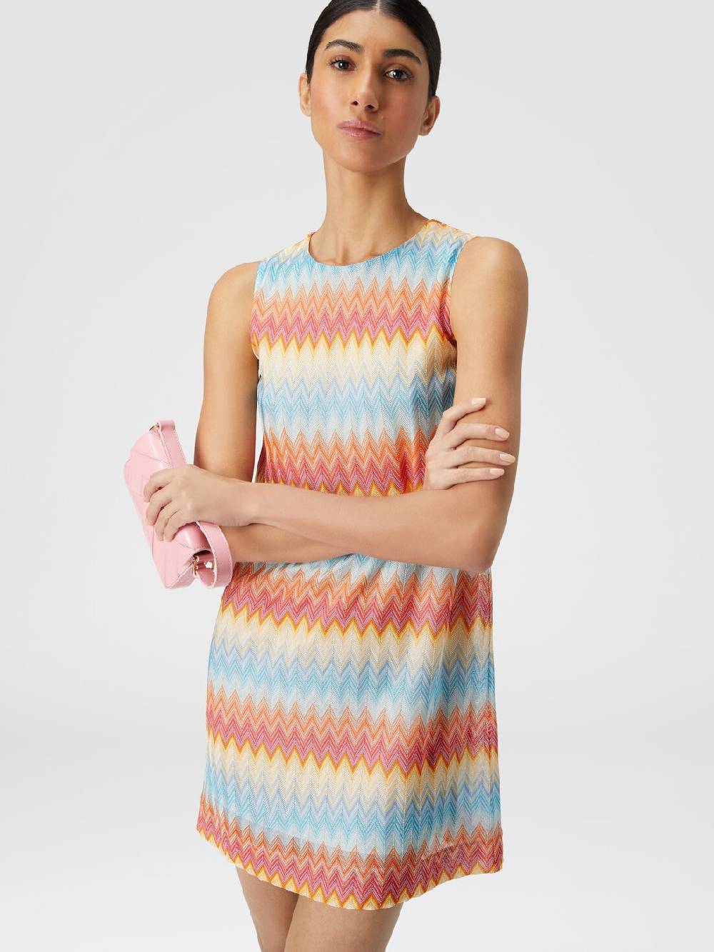 Missoni Abito in viscosa zig zag Nuovo
