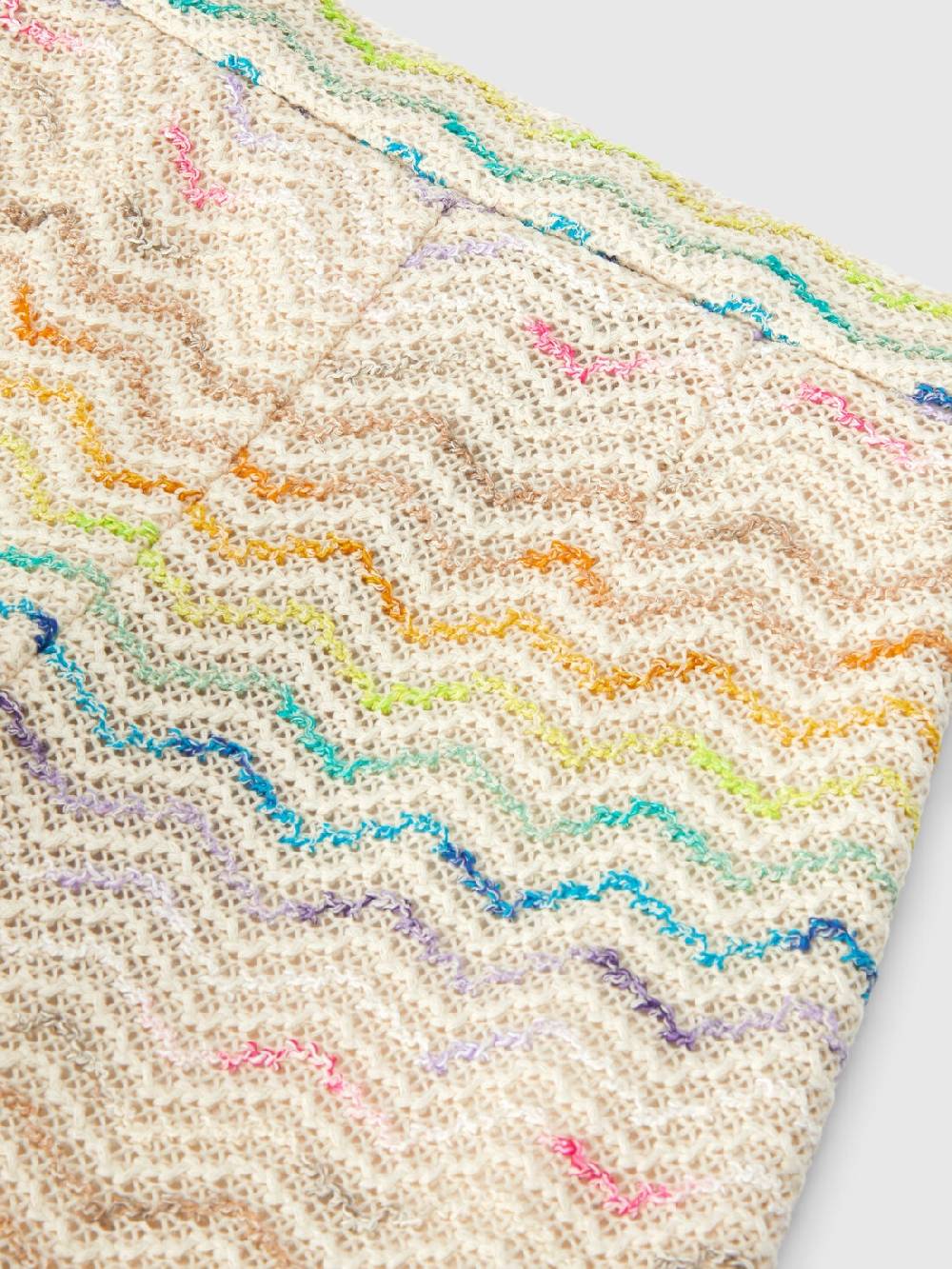 Missoni Gonna a portafoglio in misto cotone zig zag Soddisfazione Garantita