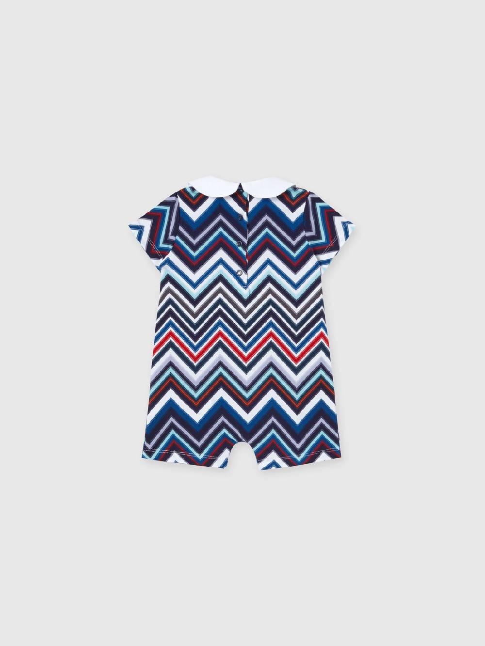 Missoni Set due pezzi con tutina e zuccotto in cotone chevron Negozi Online