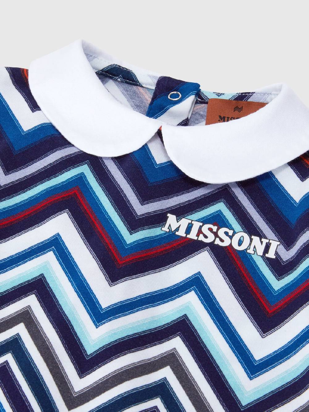 Missoni Set due pezzi con tutina e zuccotto in cotone chevron Negozi Online