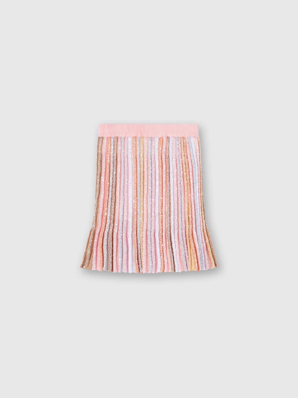 Missoni Gonna in maglia di viscosa plissée con elastico in vita Acquista Ora