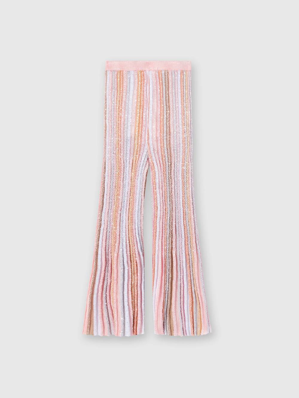 Missoni Pantaloni in maglia di viscosa plissée con paillettes Fino Al -60%