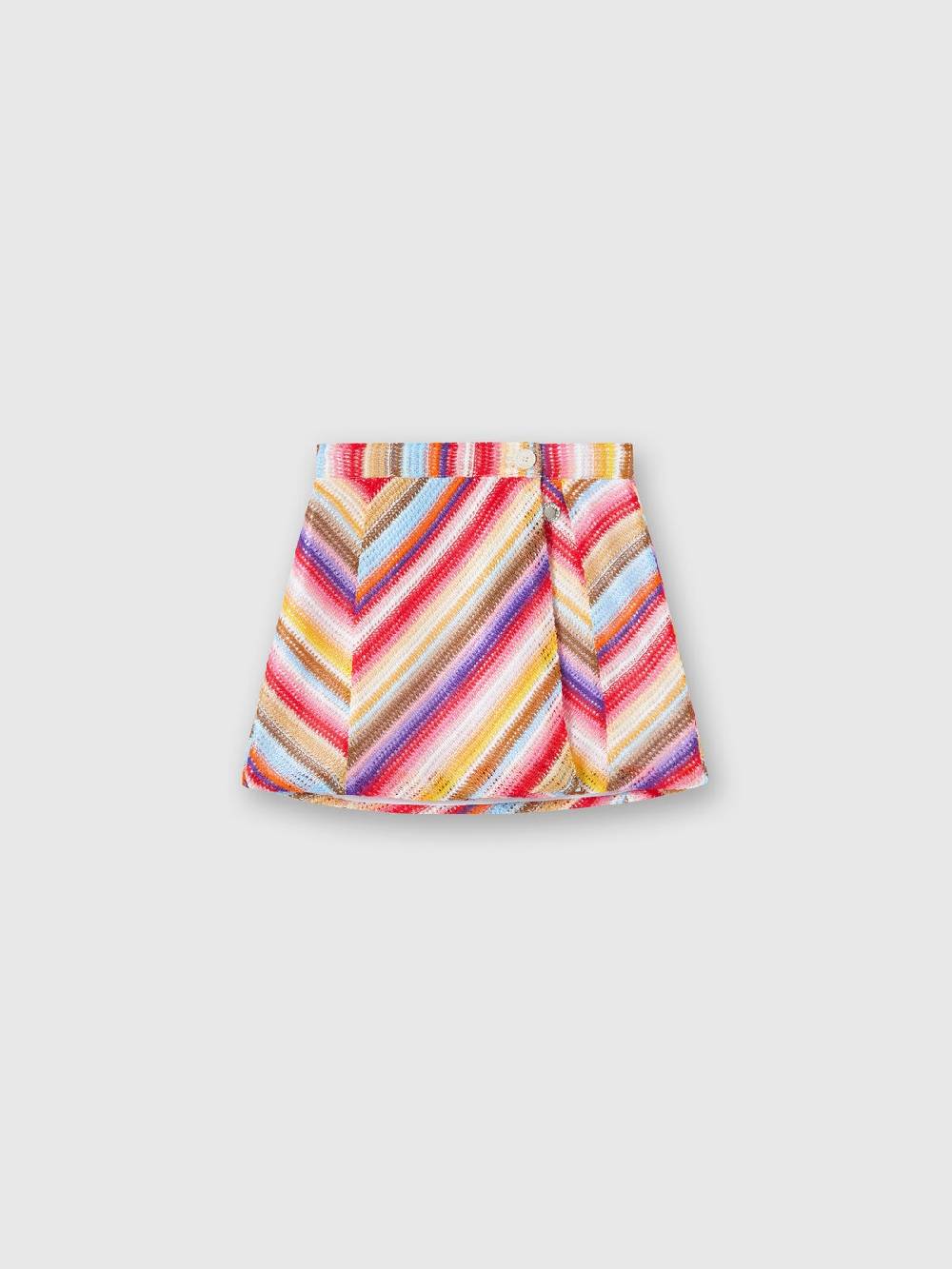 Missoni Gonna a portafoglio in viscosa chevron Sottocosto