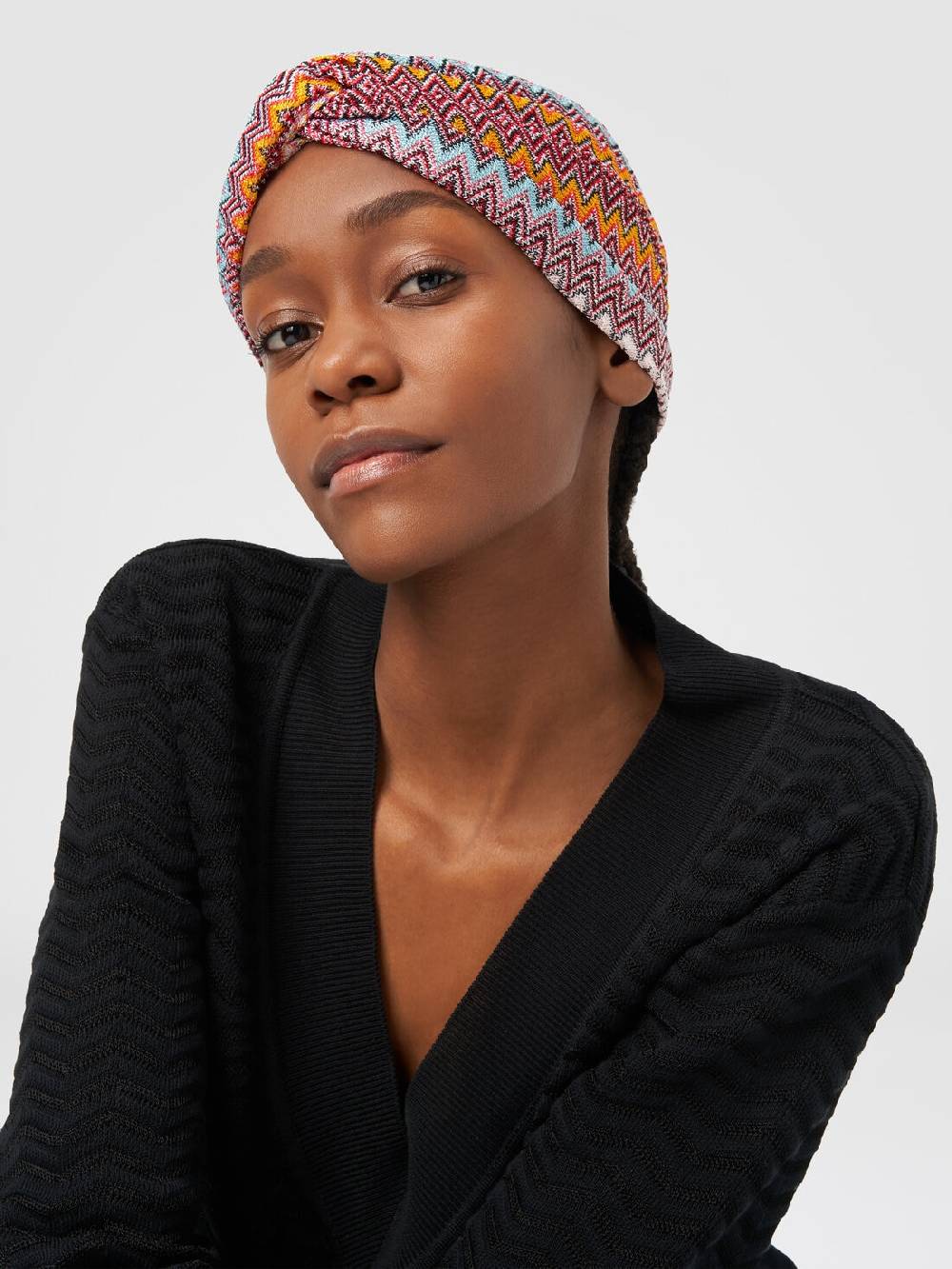 Missoni Fascia in viscosa con motivo chevron Novità