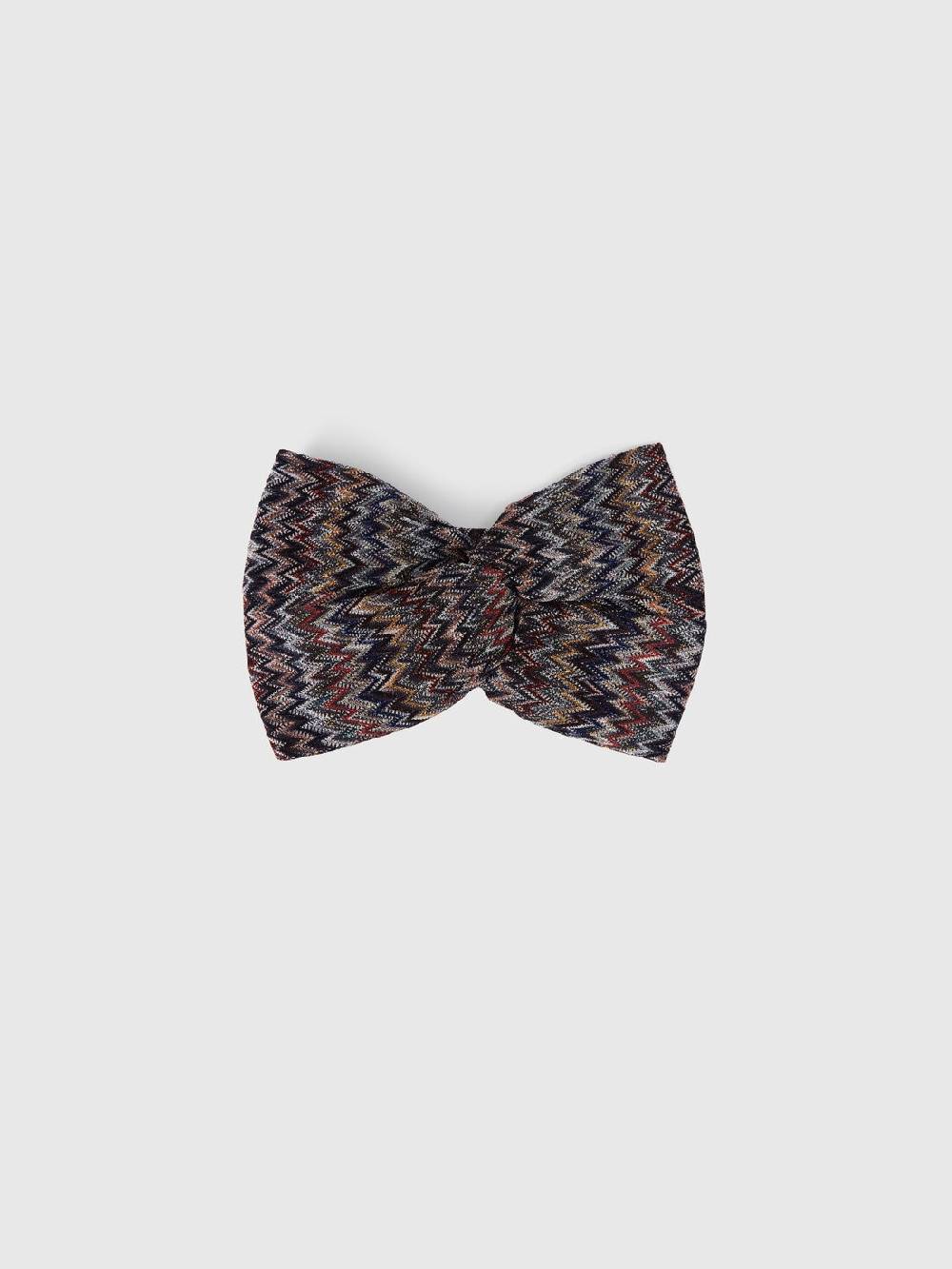 Missoni Fascia in viscosa chevron con lurex Presa