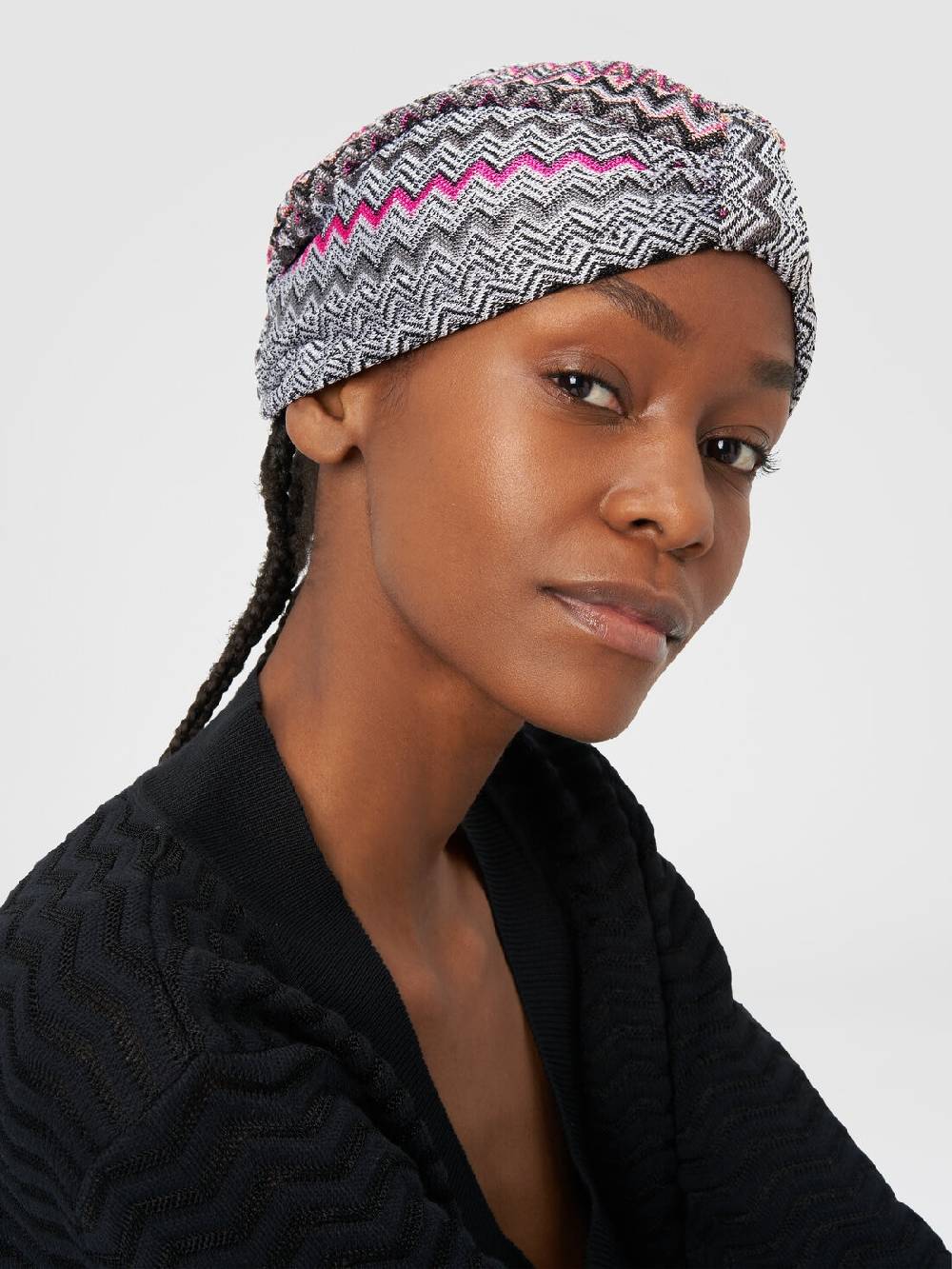 Missoni Turbante in viscosa zig zag In Vendita