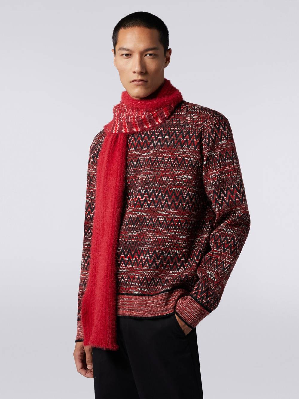 Missoni Sciarpa in misto lana a due facce Saldi