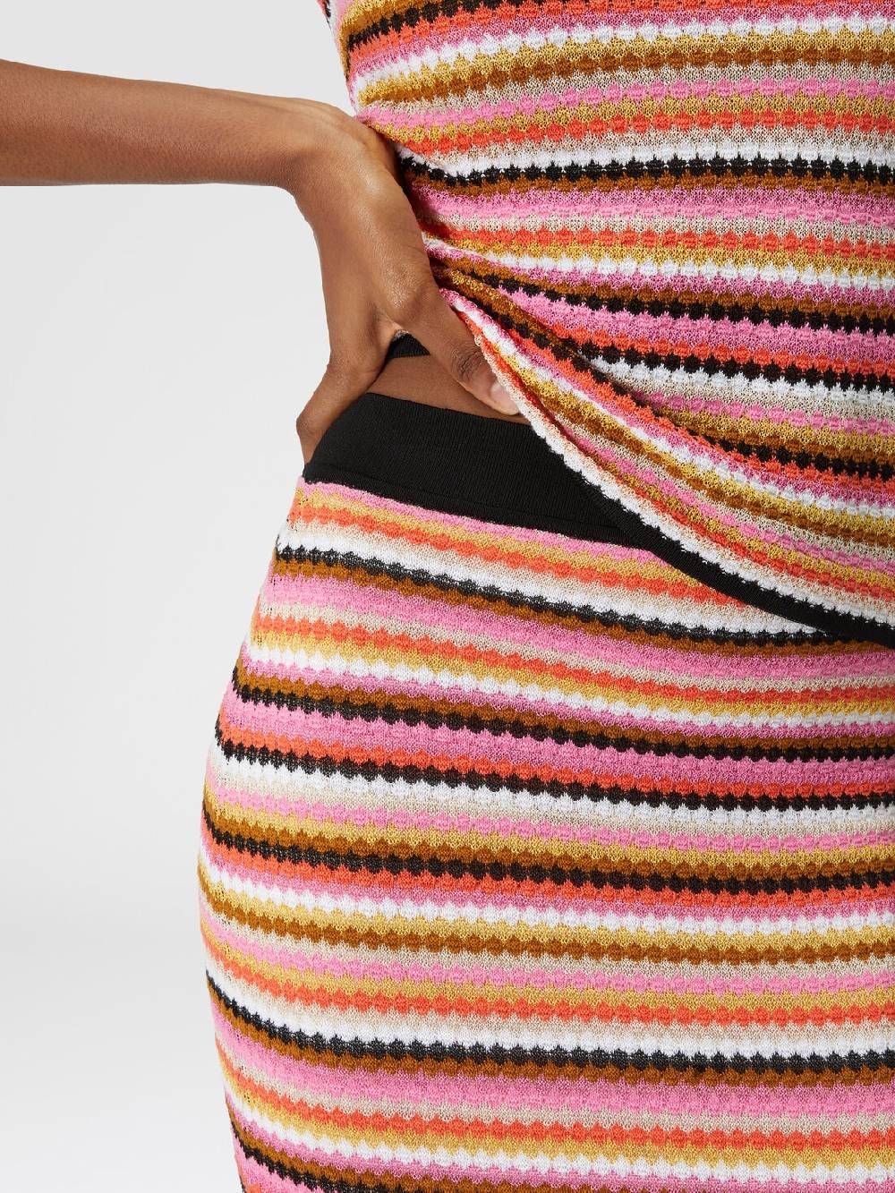 Missoni Gonna midi in cotone e viscosa zig zag Hotsell