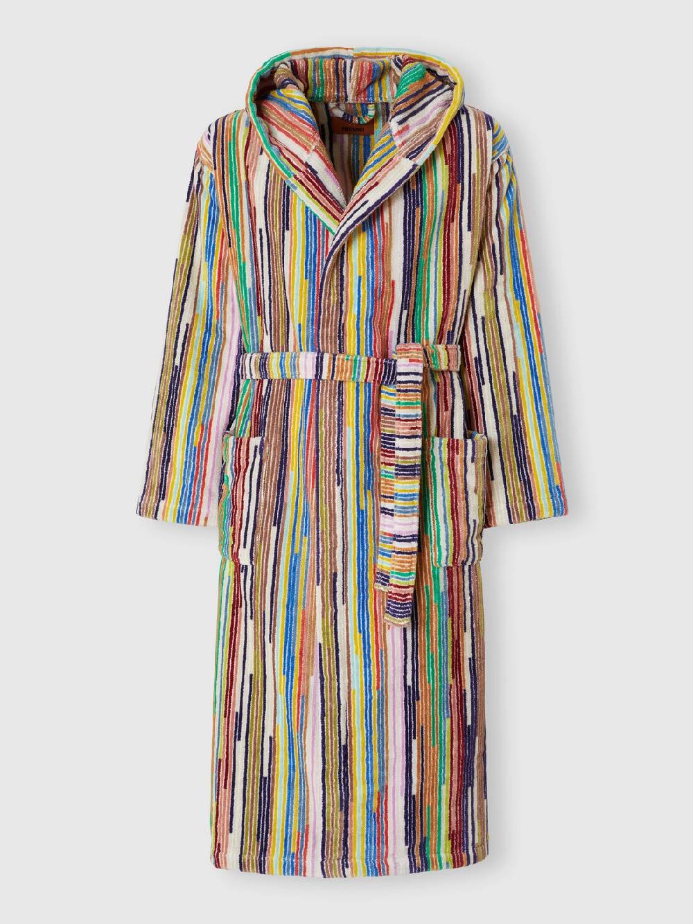 Missoni Accappatoio Melody in spugna di cotone a righe verticali Vendita Calda