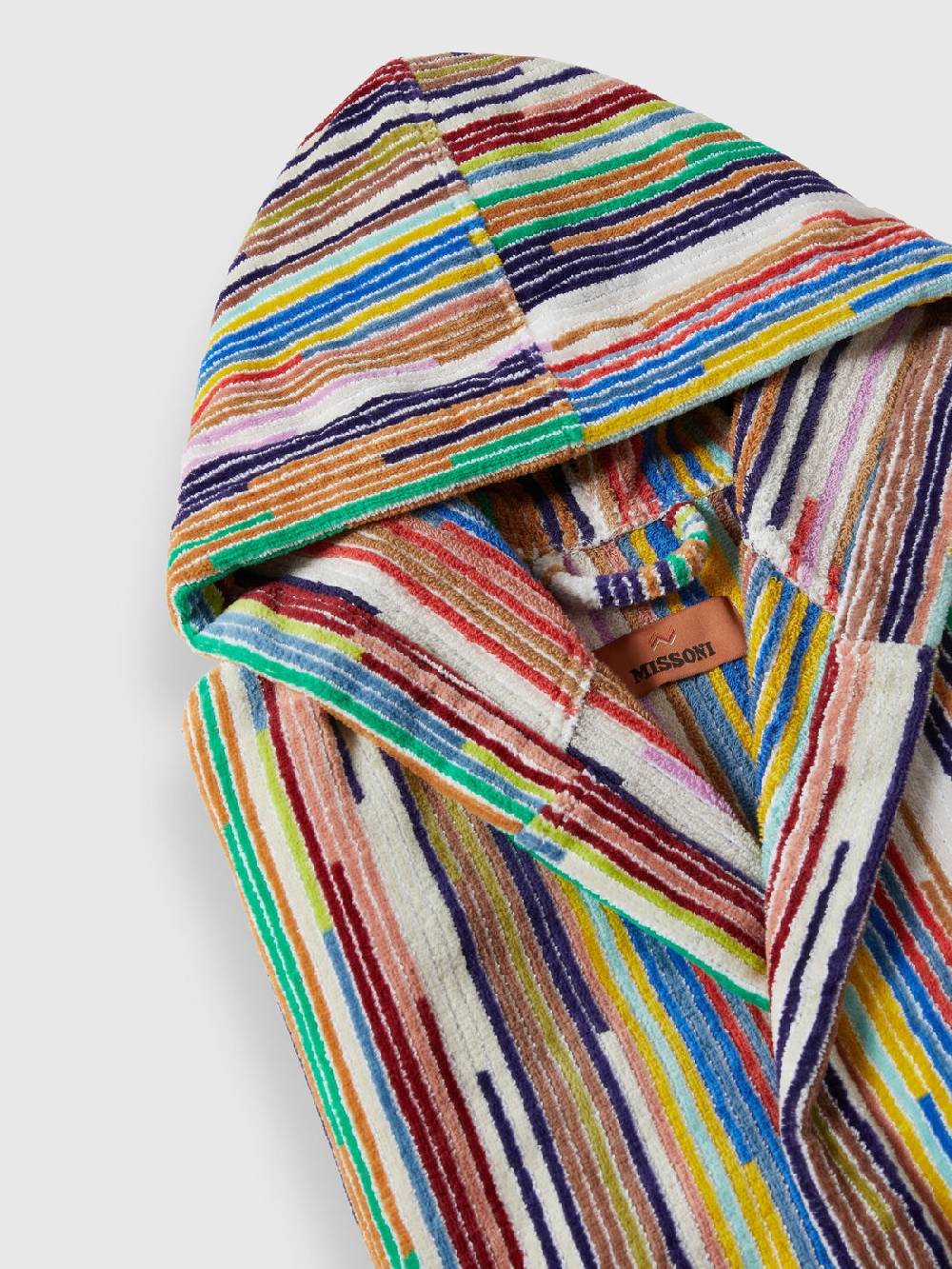 Missoni Accappatoio Melody in spugna di cotone a righe verticali Vendita Calda