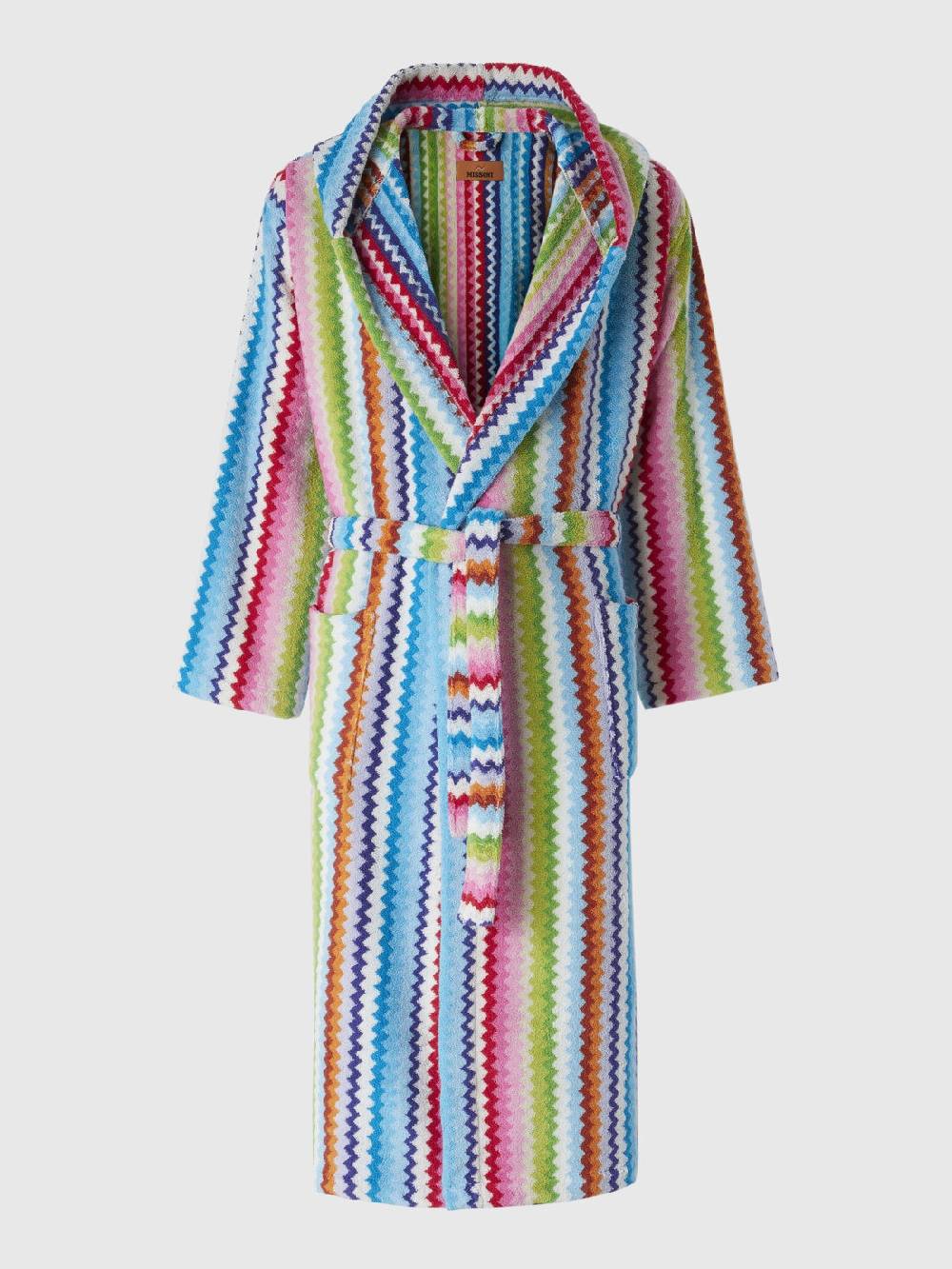 Missoni Accappatoio Riverbero in spugna di cotone zig zag I Più Venduti