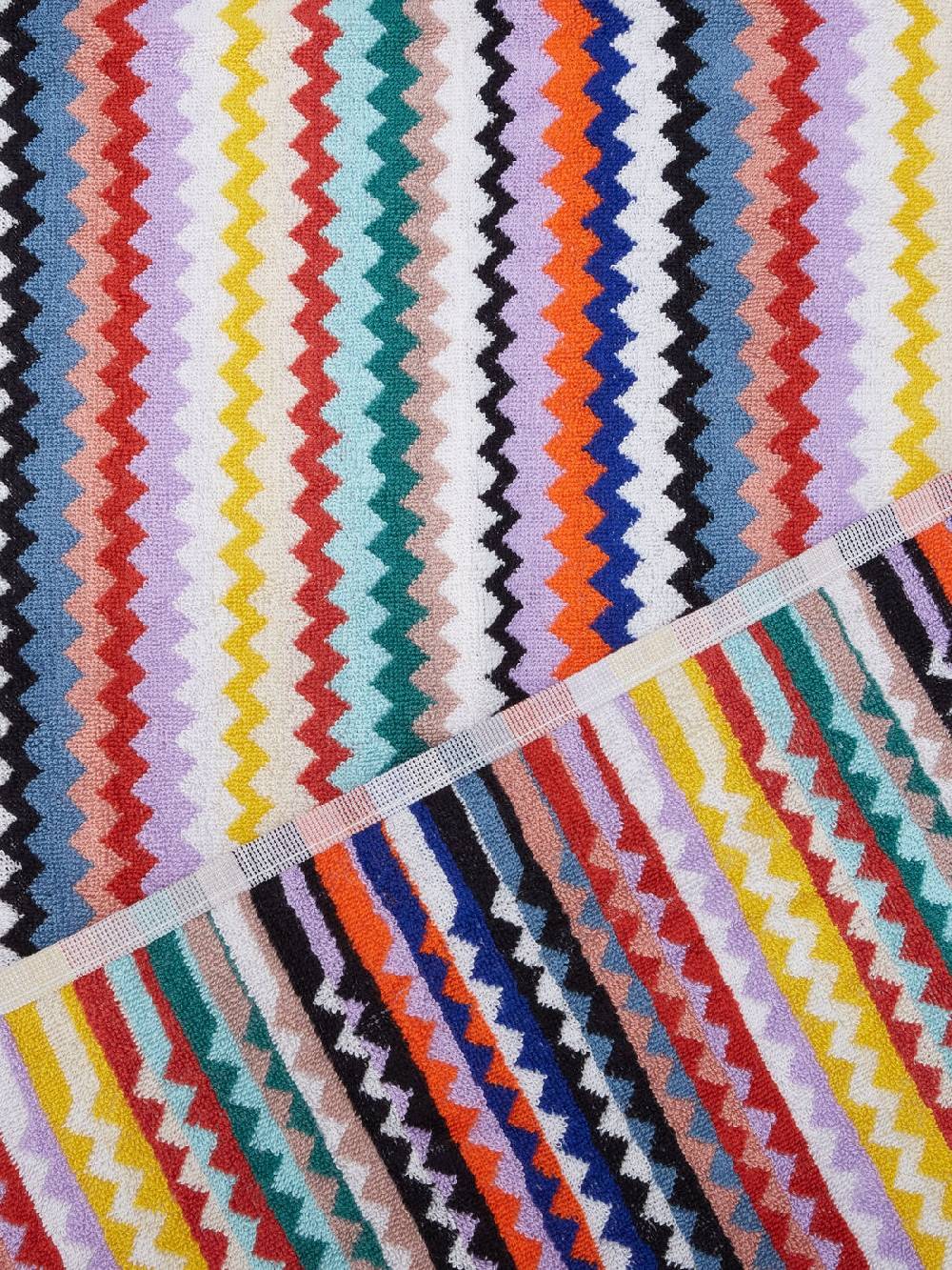 Missoni Set 5 pezzi di asciugamani da bagno Riverbero in spugna di cotone zig zag Vendite Flash