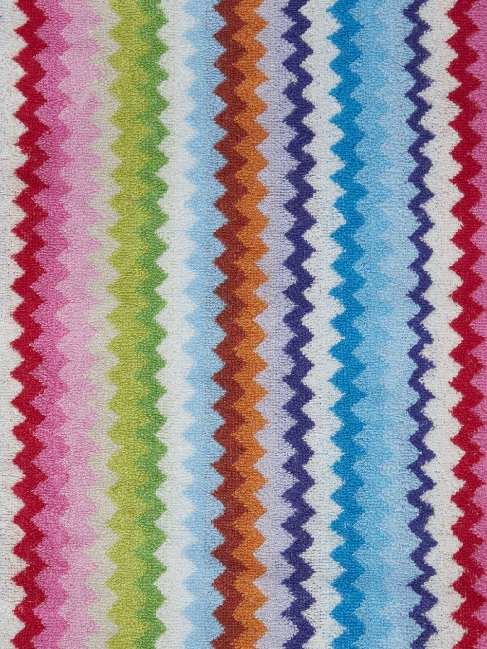 Missoni Set 2 pezzi di asciugamani da bagno Riverbero in spugna di cotone zig zag In Saldo