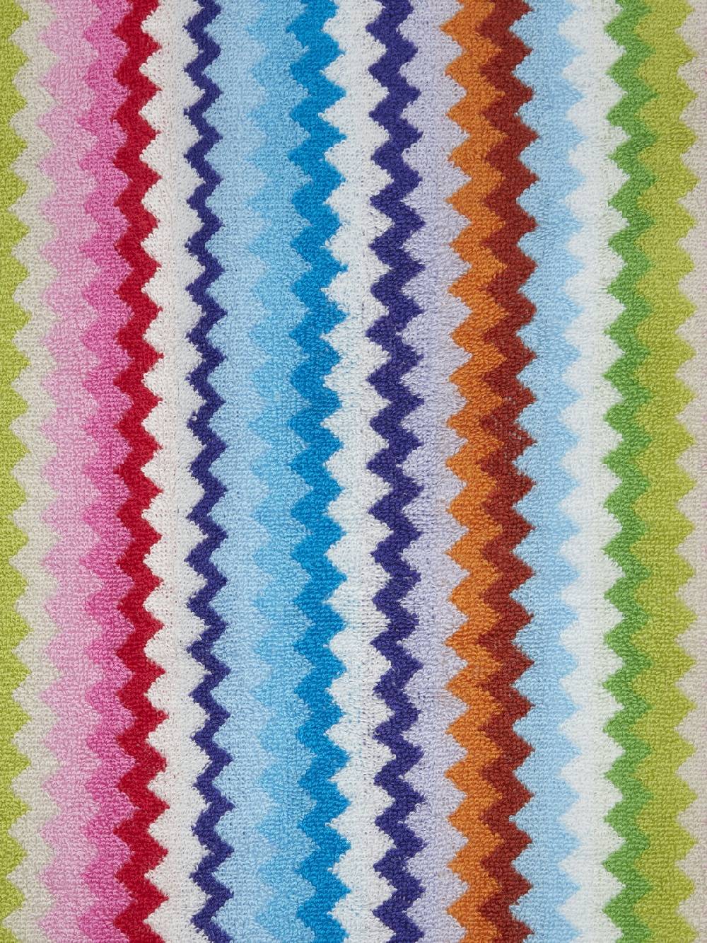 Missoni Set 3 pezzi di asciugamani da bagno Riverbero in spugna di cotone zig zag Nuova