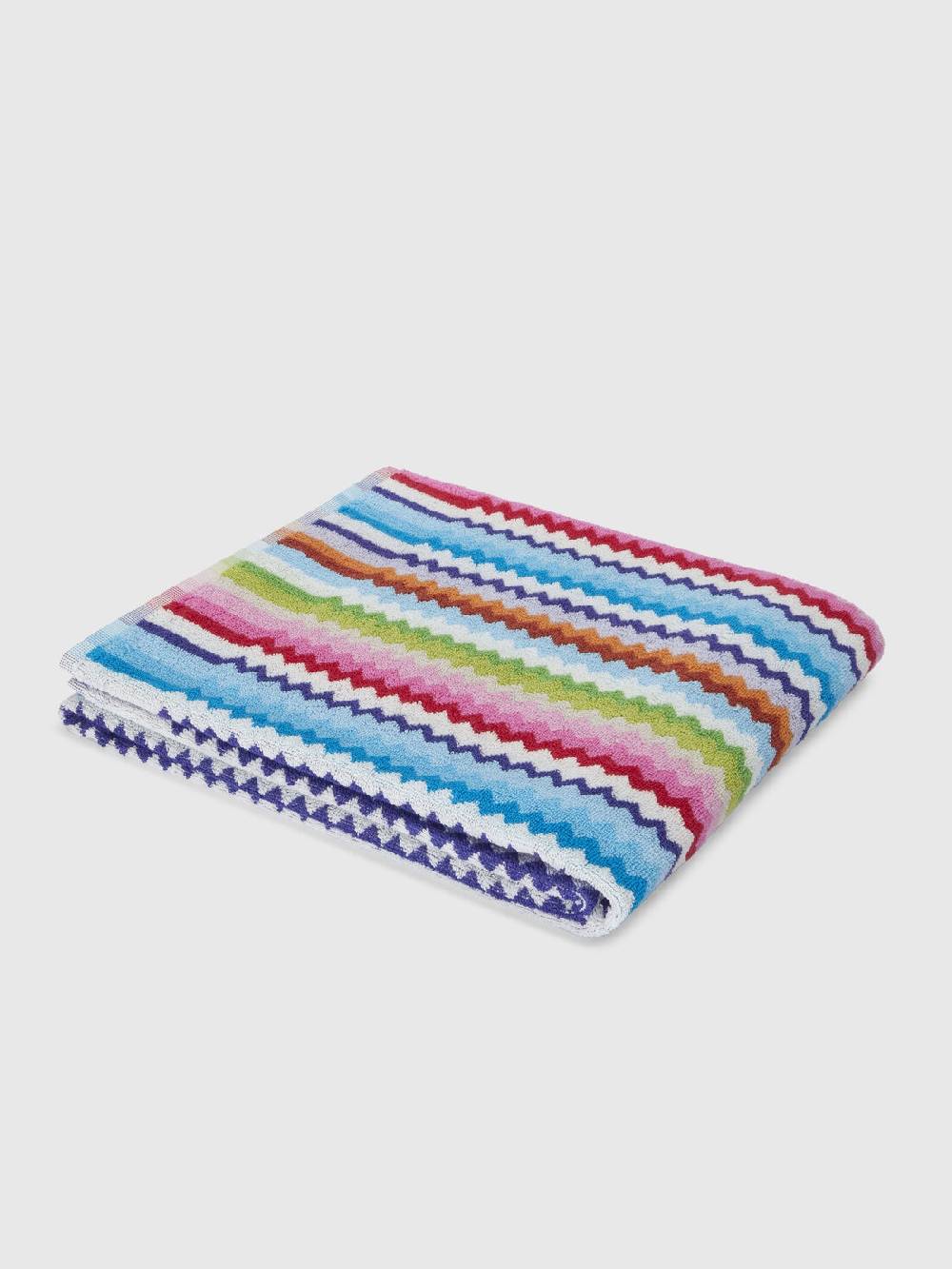 Missoni Telo da bagno 150x100 cm Riverbero in spugna di cotone zig zag Moda