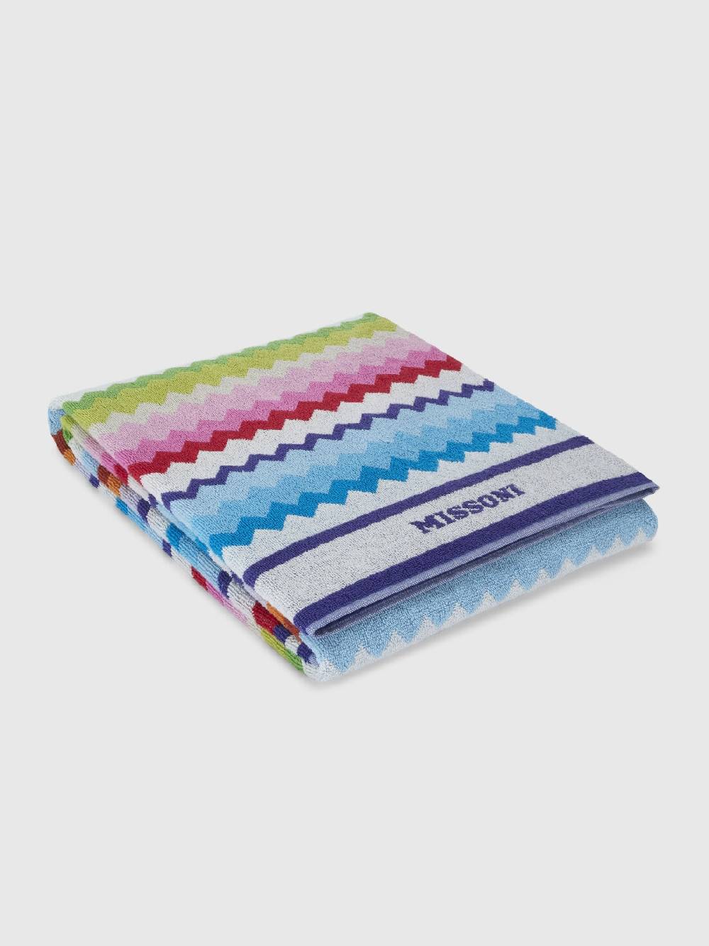 Missoni Telo mare 100x180 cm Riverbero in spugna di cotone zig zag 2025