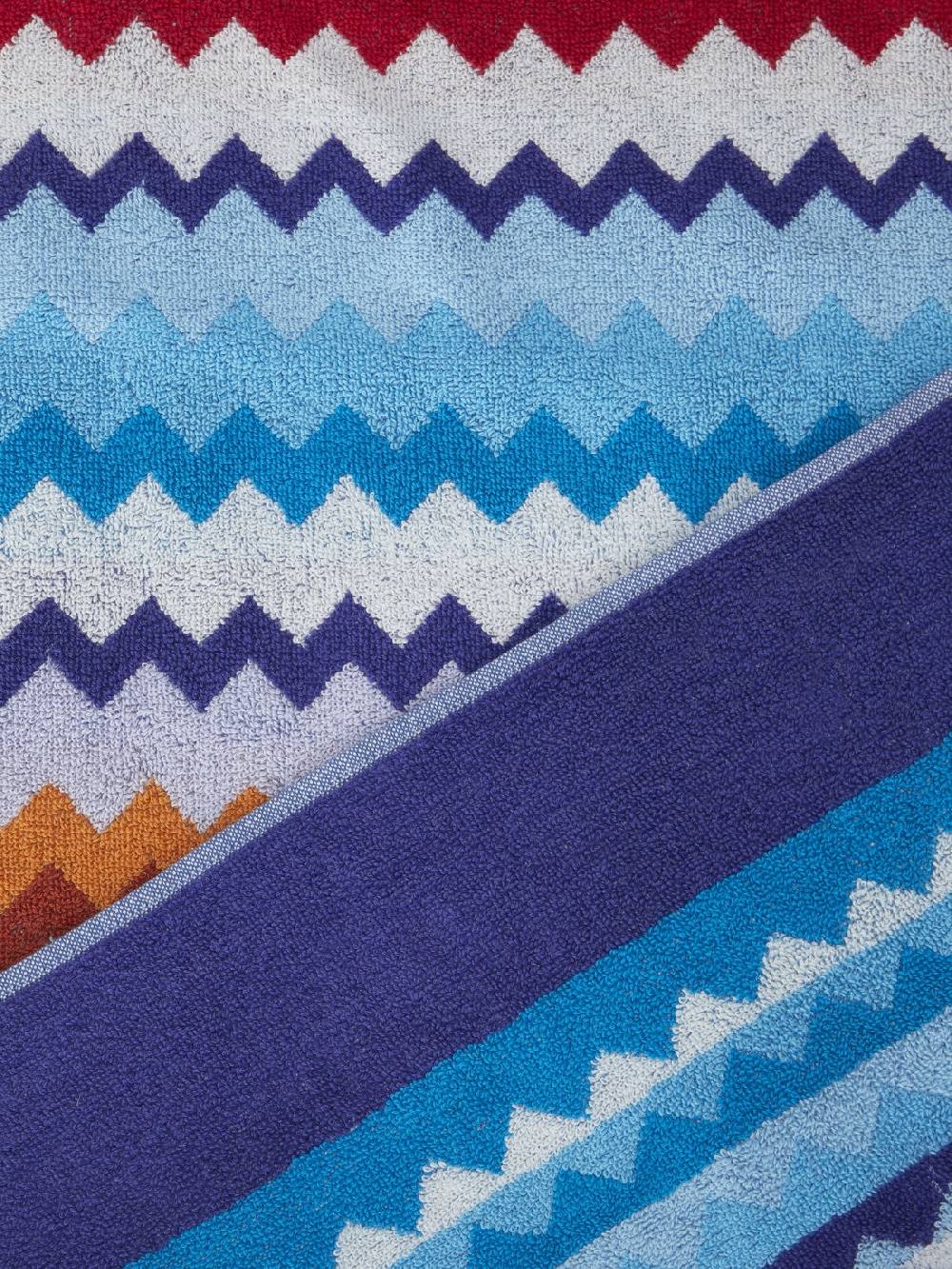 Missoni Telo mare 100x180 cm Riverbero in spugna di cotone zig zag 2025