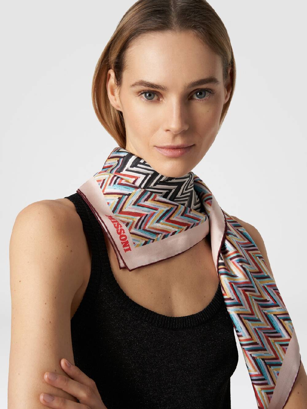 Missoni Foulard in seta con multilavorazione 2025