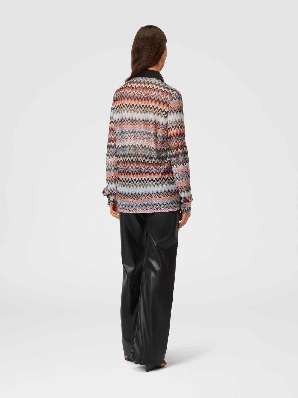 Missoni Camicia in cotone e viscosa zig zag Pezzi Unici